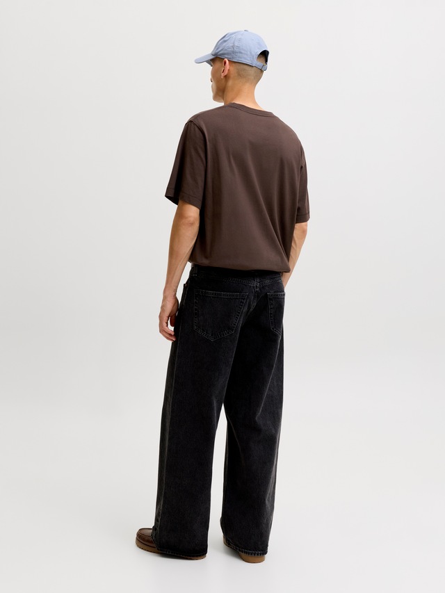Jack & Jones Rundhalsshirt »JORNORREBRO EMB TEE SS CREW NECK NOOS« Baumwolle, locker geschnitten