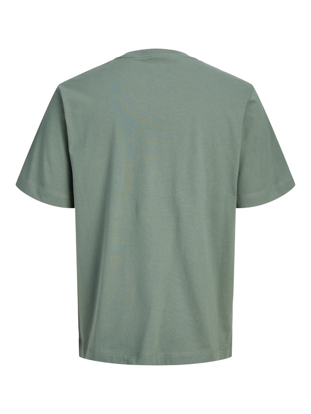 Jack & Jones Rundhalsshirt »JORNORREBRO EMB TEE SS CREW NECK NOOS« Baumwolle, locker geschnitten