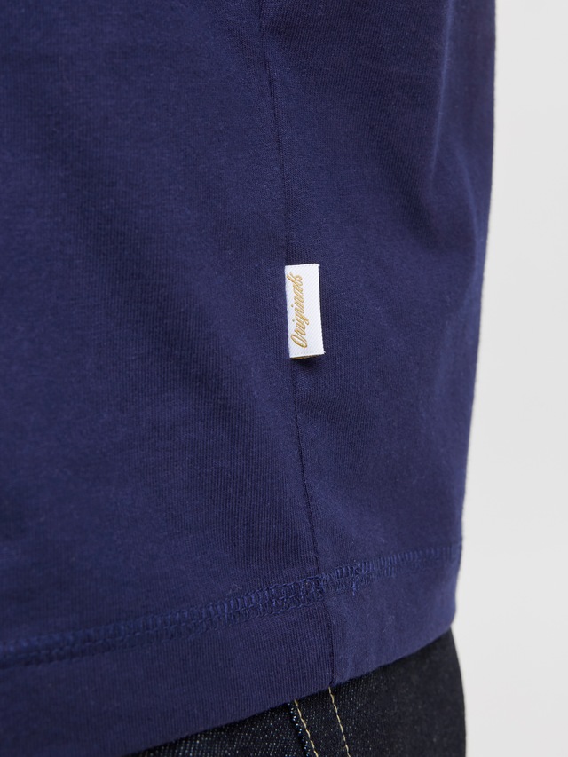 Jack & Jones Rundhalsshirt »JORNORREBRO EMB TEE SS CREW NECK NOOS« Baumwolle, locker geschnitten