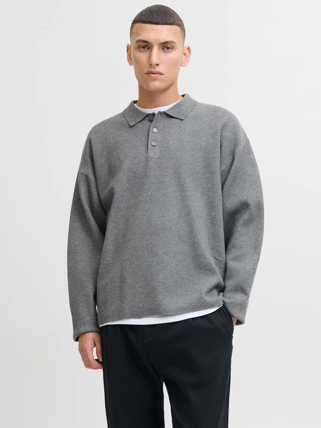Jack & Jones Polokragenpullover »JPRBLABRADFORT KNIT POLO«