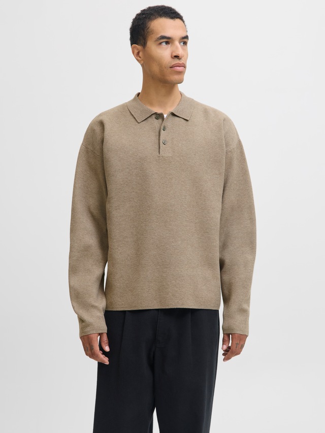 Jack & Jones Polokragenpullover »JPRBLABRADFORT KNIT POLO«
