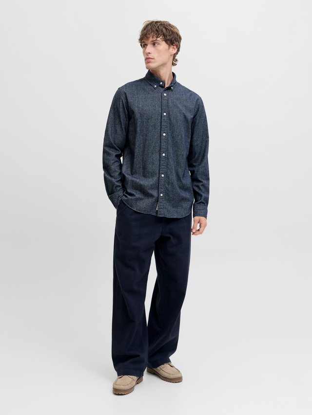 Jack & Jones Langarmhemd »JPRBLUBARKLEY FLANNEL X-MAS L/S SHIRT CH«