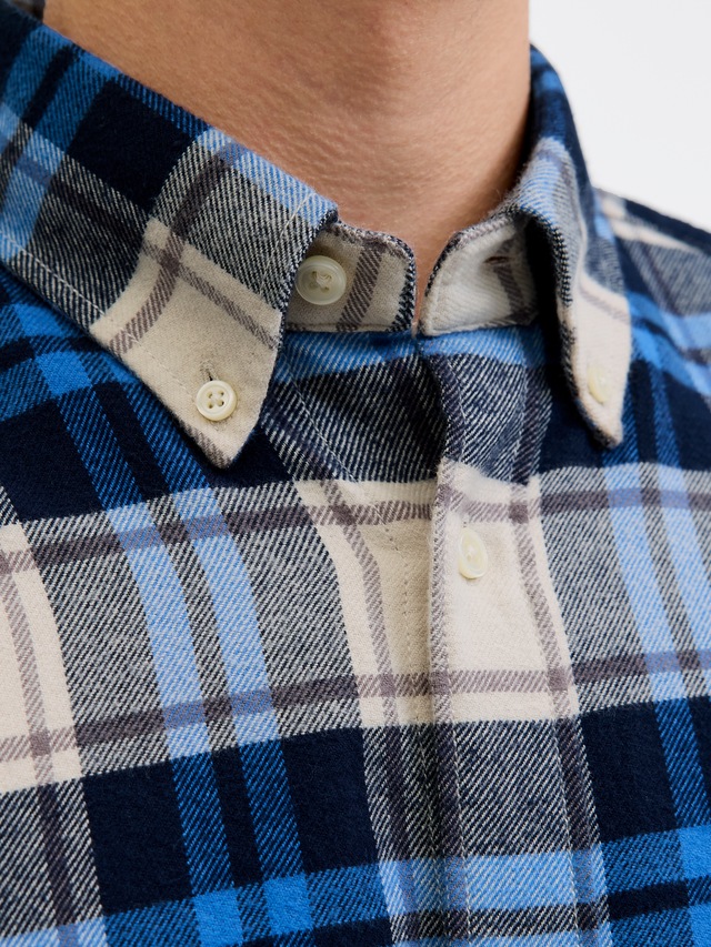 Jack & Jones Langarmhemd »JPRBLUBARKLEY FLANNEL X-MAS L/S SHIRT CH«