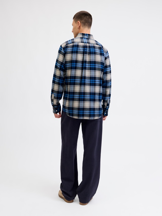 Jack & Jones Langarmhemd »JPRBLUBARKLEY FLANNEL X-MAS L/S SHIRT CH«