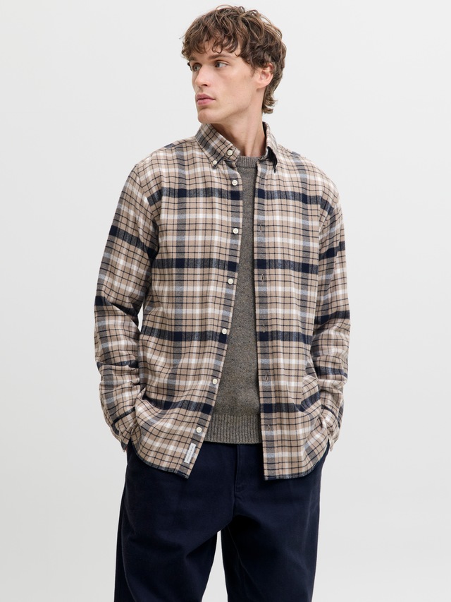 Jack & Jones Langarmhemd »JPRBLUBARKLEY FLANNEL X-MAS L/S SHIRT CH«