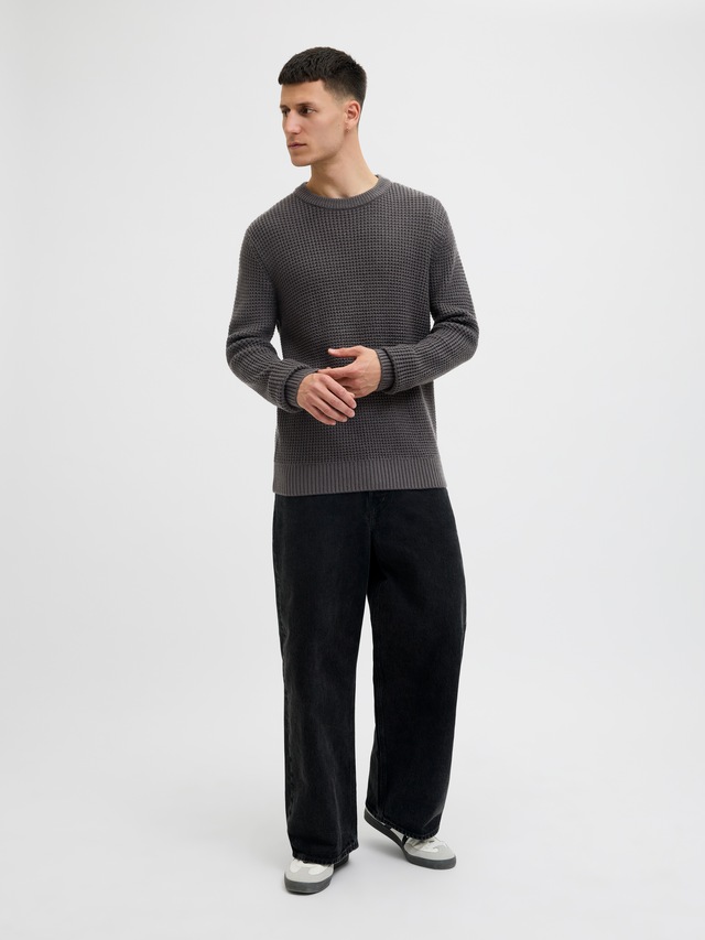 Jack & Jones Strickpullover »JJGLOBAL KNIT CREW NECK«
