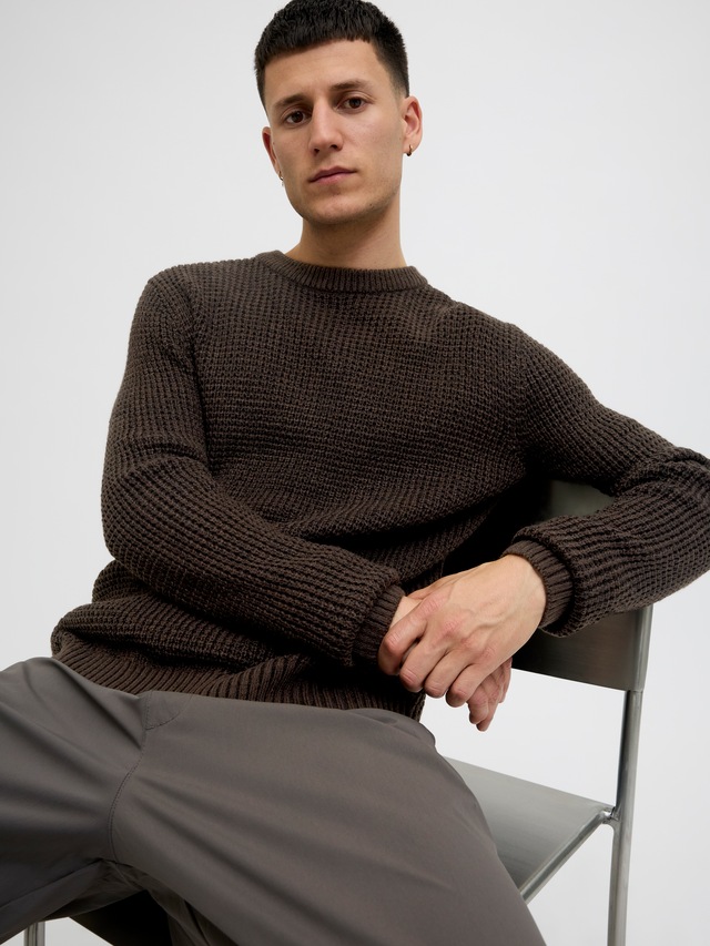 Jack & Jones Strickpullover »JJGLOBAL KNIT CREW NECK«
