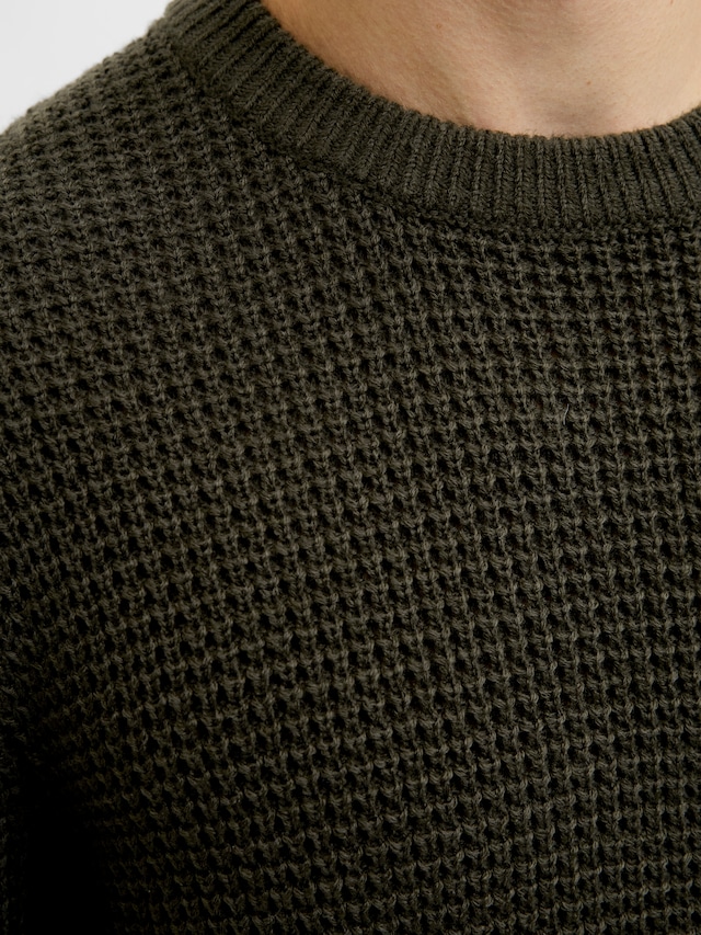 Jack & Jones Strickpullover »JJGLOBAL KNIT CREW NECK«