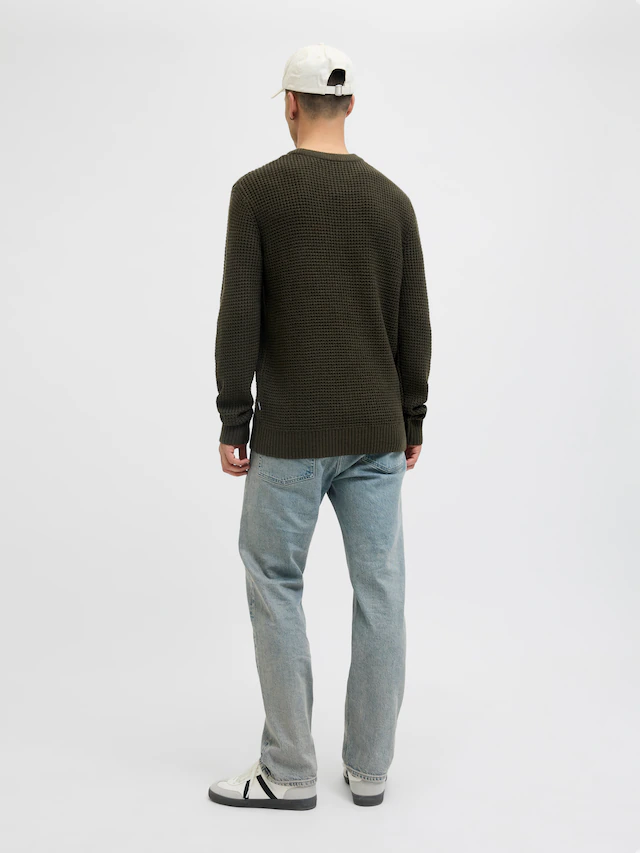Jack & Jones Strickpullover »JJGLOBAL KNIT CREW NECK«