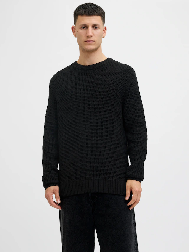 Jack & Jones Strickpullover »JJGLOBAL KNIT CREW NECK«