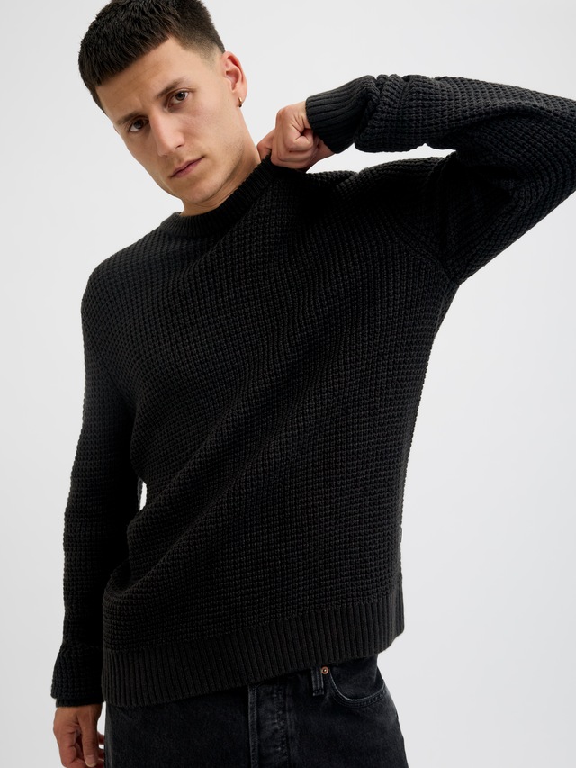 Jack & Jones Strickpullover »JJGLOBAL KNIT CREW NECK«