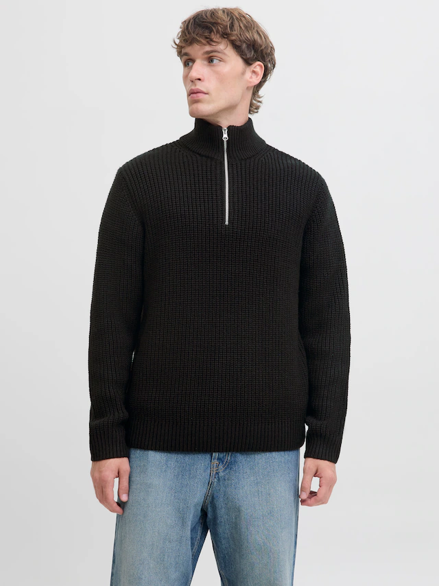 Jack & Jones Troyer »JORBLEECKER KNIT HALF ZIP BF«