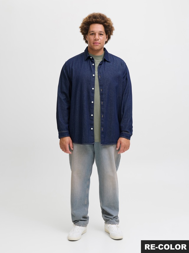 Jack & Jones PlusSize T-Shirt »JORNORREBRO EMB TEE SS CREW NECK PLS«