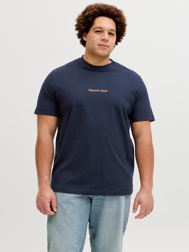 Jack & Jones PlusSize T-Shirt »JORNORREBRO EMB TEE SS CREW NECK PLS«