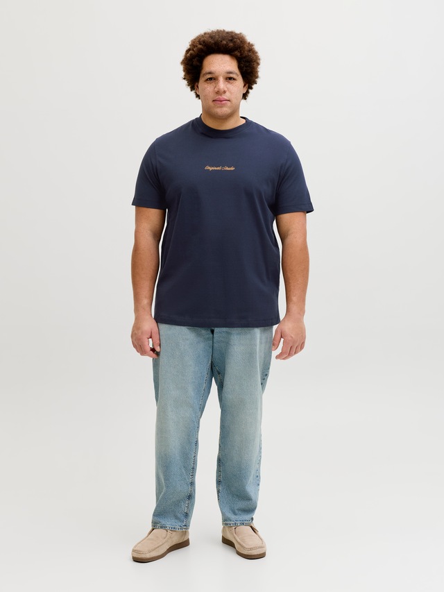 Jack & Jones PlusSize T-Shirt »JORNORREBRO EMB TEE SS CREW NECK PLS«