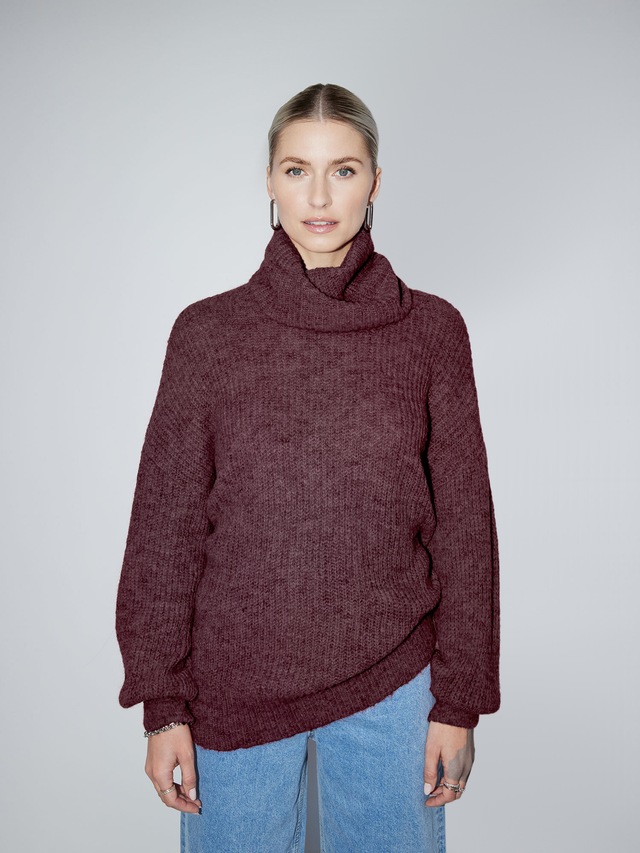 LeGer Strickpullover »Juna, LeGer by Lena Gercke« Loose fit mit Rundhalsausschnitt