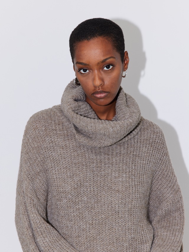 LeGer Strickpullover »Juna, LeGer by Lena Gercke« Loose fit mit Rundhalsausschnitt