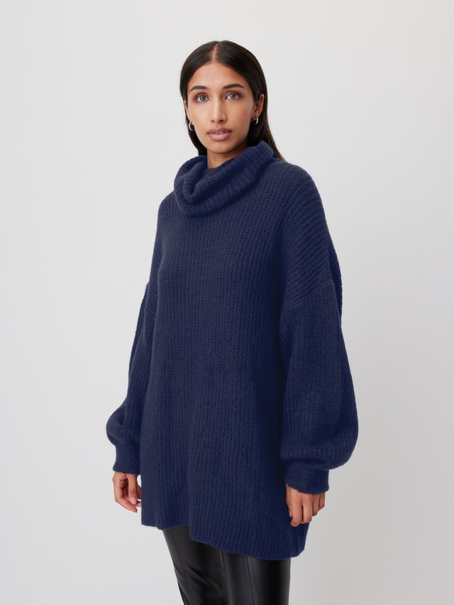 LeGer Strickpullover »Juna, LeGer by Lena Gercke« Loose fit mit Rundhalsausschnitt