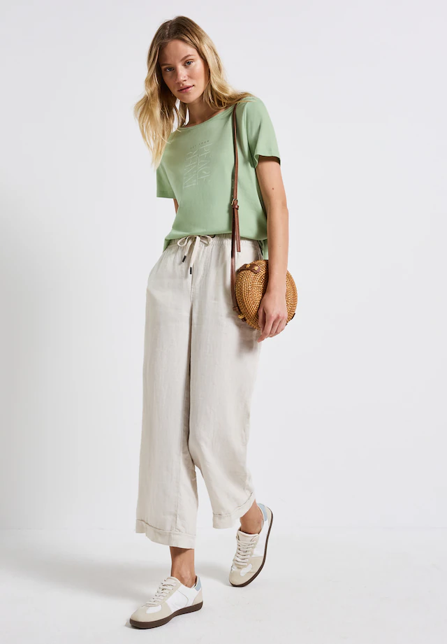 STREET ONE Shirttop mit Wording Print