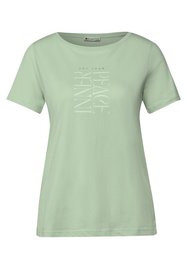 STREET ONE Shirttop mit Wording Print