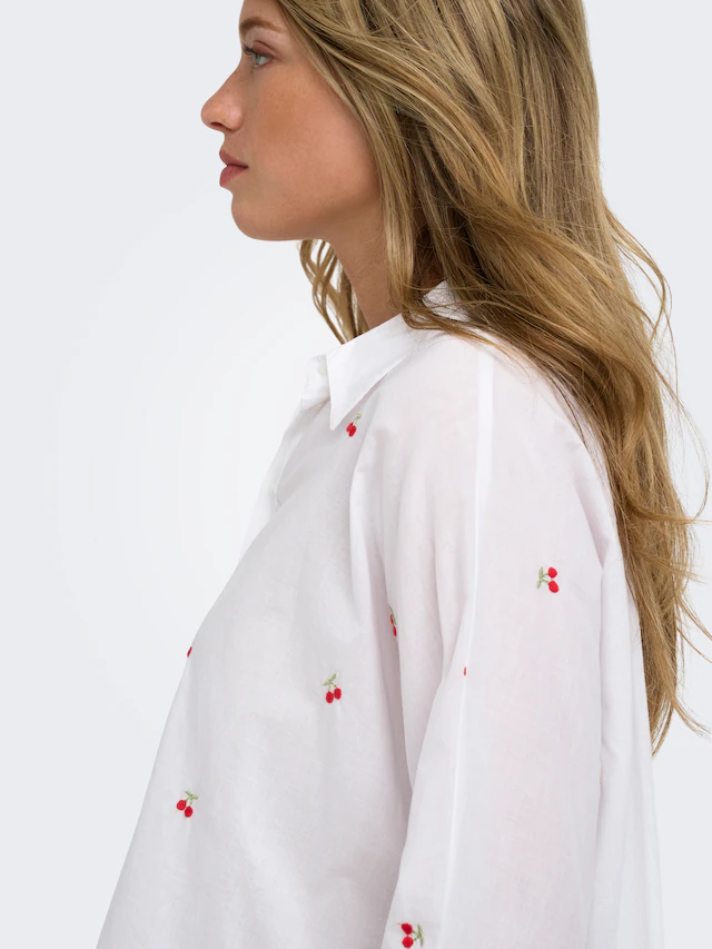 ONLY Hemdbluse »ONLNEW LINA GRACE LS EMB SHIRT NOOS WVN«