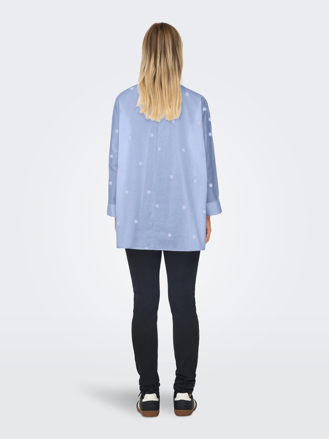 ONLY Hemdbluse »ONLNEW LINA GRACE LS EMB SHIRT NOOS WVN«
