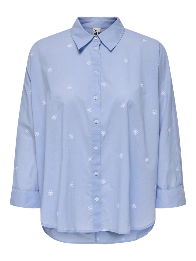 ONLY Hemdbluse »ONLNEW LINA GRACE LS EMB SHIRT NOOS WVN«