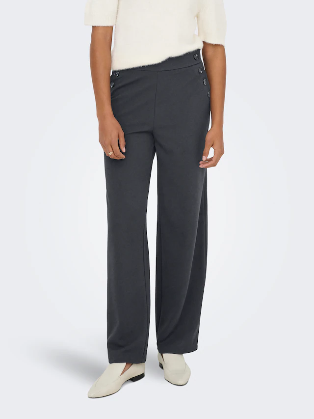 ONLY Schlupfhose »ONLRINA BUTTON PANT JRS NOOS« Jersey Hose mit Knopf-Details