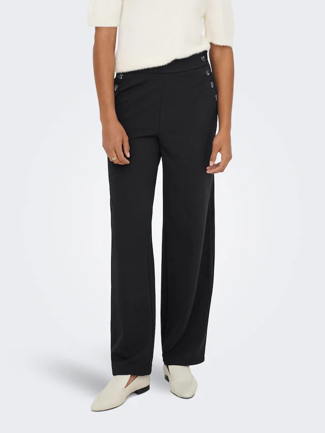 ONLY Schlupfhose »ONLRINA BUTTON PANT JRS NOOS« Jersey Hose mit Knopf-Details