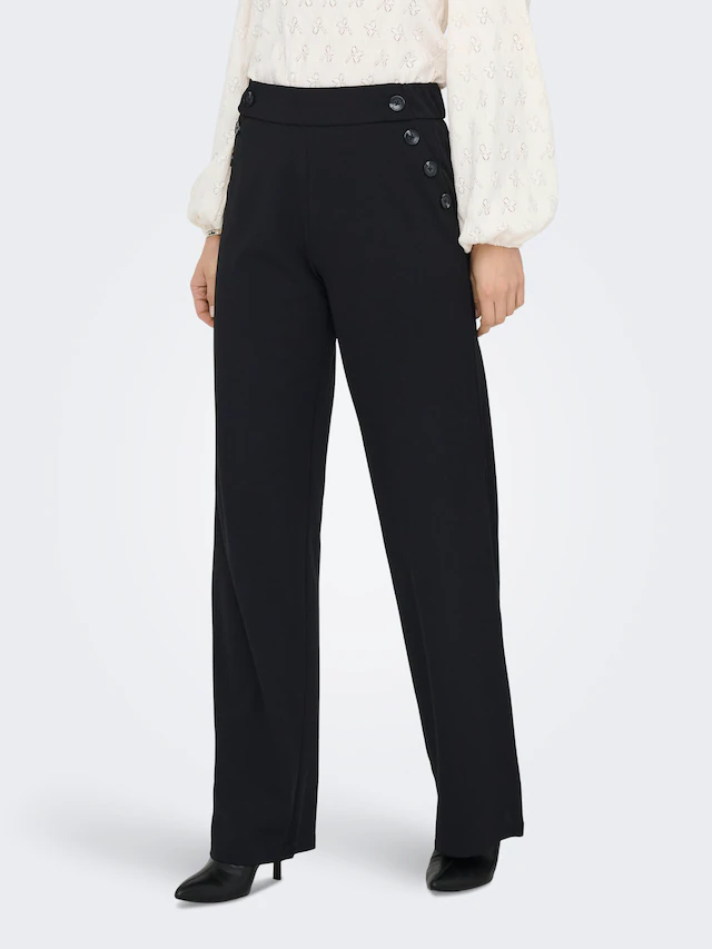 ONLY Schlupfhose »ONLRINA BUTTON PANT JRS NOOS« Jersey Hose mit Knopf-Details