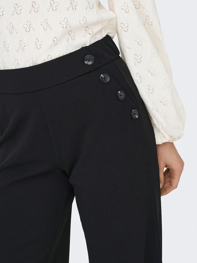 ONLY Schlupfhose »ONLRINA BUTTON PANT JRS NOOS« Jersey Hose mit Knopf-Details