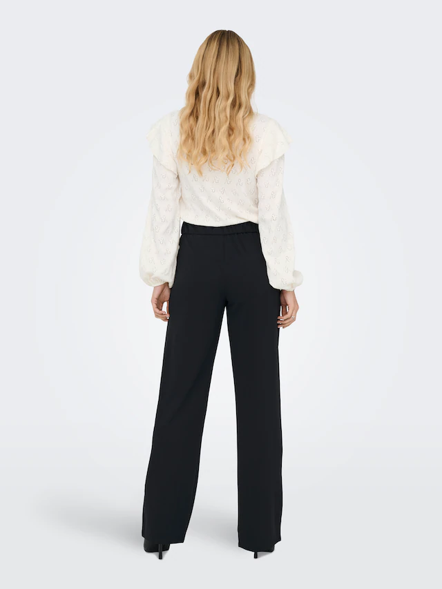 ONLY Schlupfhose »ONLRINA BUTTON PANT JRS NOOS« Jersey Hose mit Knopf-Details