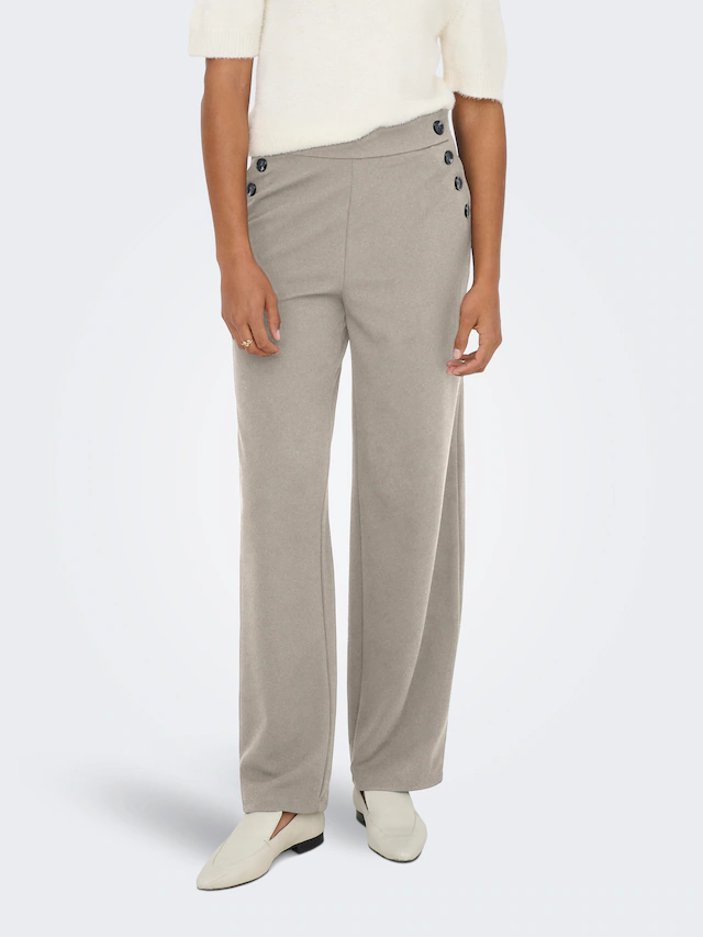 ONLY Schlupfhose »ONLRINA BUTTON PANT JRS NOOS« Jersey Hose mit Knopf-Details