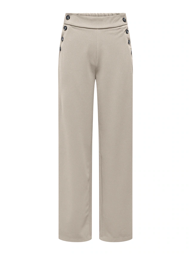 ONLY Schlupfhose »ONLRINA BUTTON PANT JRS NOOS« Jersey Hose mit Knopf-Details