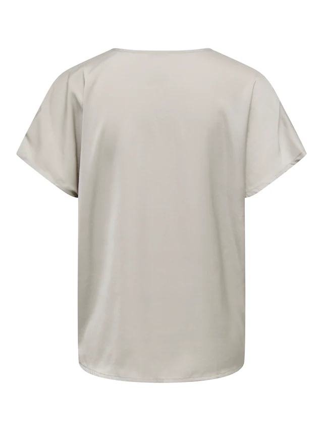 ONLY V-Shirt »ONLLUCY LIFE SS V-NECK TOP WVN«
