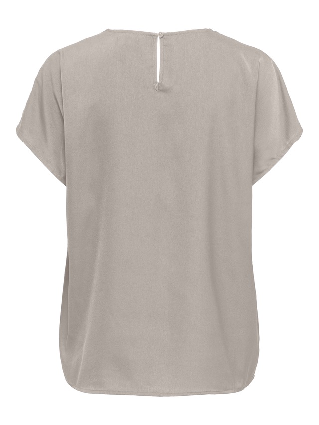 ONLY V-Shirt »ONLLUCY LIFE SS V-NECK TOP WVN«