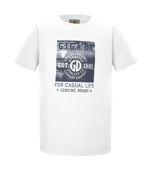 G.I.G.A. DX by killtec T-Shirt »GS 2 MN TSHRT GOTS« GOTS-zertifiziertes Bio-Baumwollshirt mit großem Brustprint