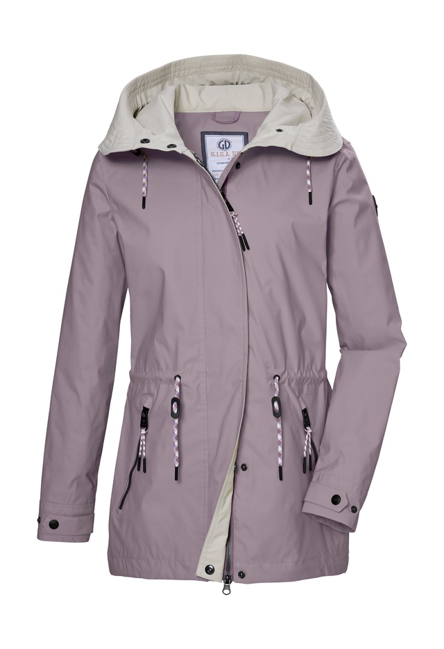 G.I.G.A. DX by killtec Funktionsjacke »GS 72 WMN JCKT« Wind- und wasserdichte Jacke mit urbanem Look und großer Kapuze