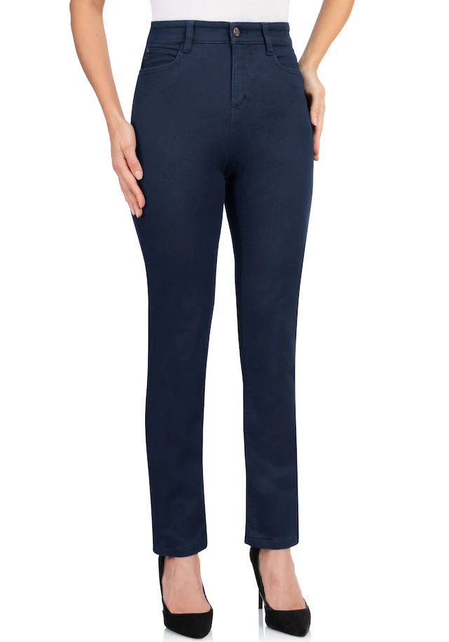 wonderjeans Straight-Jeans »High Waist Straigth« mit Stretch