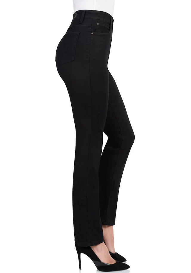 wonderjeans Straight-Jeans »High Waist Straigth« mit Stretch