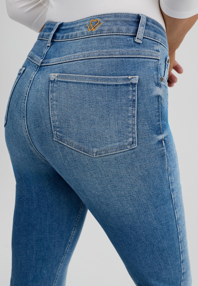 wonderjeans Straight-Jeans »High Waist Straigth« mit Stretch