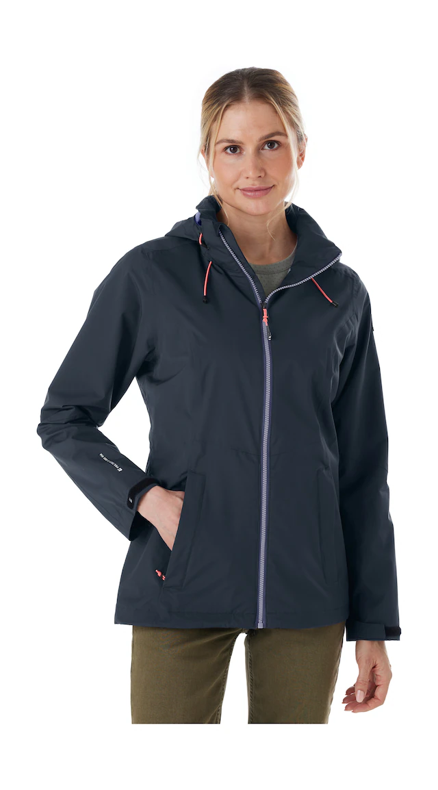 Killtec Outdoorjacke »Damen Regenjacke OOKS 1« Leichte, wasser- und winddichte Jacke, atmungsaktiv, abnehmbare Kapuze