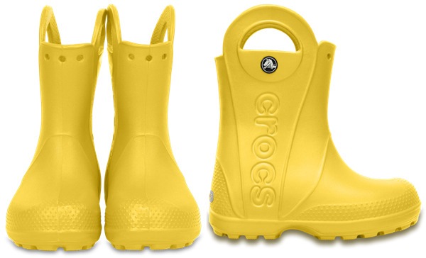Crocs Gummistiefel »Kids’ Handle It Rain Boot« Matschstiefel mit großen Griffen zum einfachen An- und Ausziehen