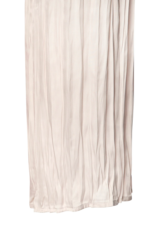 LASCANA Palazzohose »mit weiten, plissierten Hosenbeinen« mit Plisseefalten, leichte Satinqualität, luftige Sommerhose, elegant