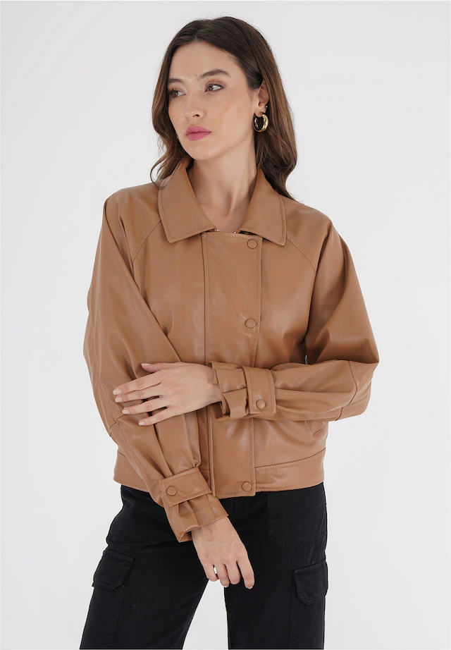 freshlions Outdoorjacke »Mina« 1 Stk. tlg. mit Riegeln an den Ärmeln