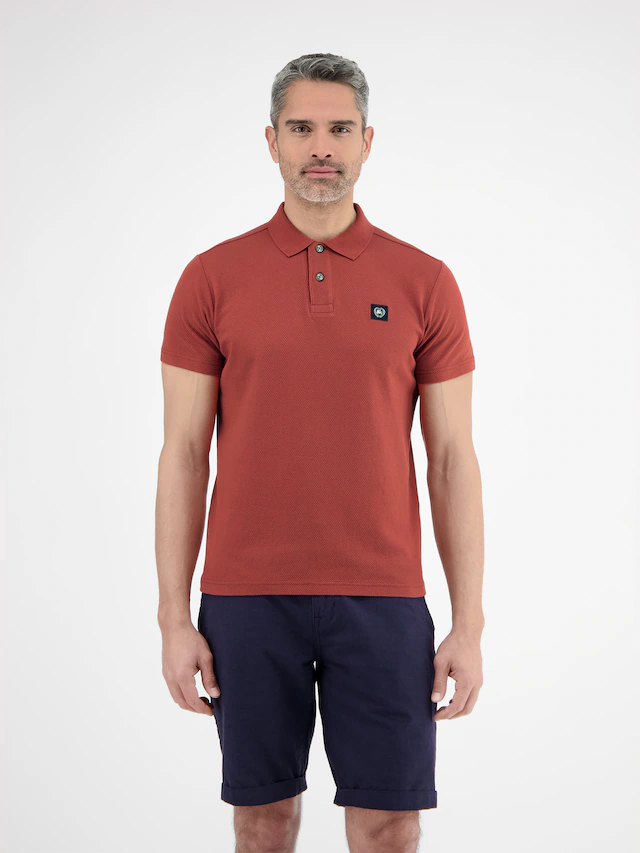LERROS Poloshirt »Poloshirt in weicher Waffelpiquéqualität«