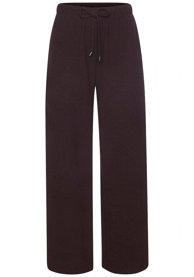 Venice Beach Sweathose »mit weitem, lockeren Bein« aus softer Strukturware, weite Schlupfhose, casual, luftig