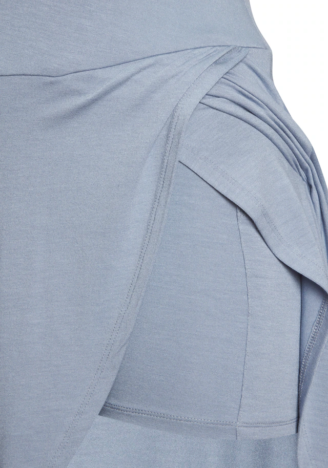 LASCANA Maxirock »mit integrierter Shorts und kleiner Tasche« langer Strandrock, luftiger Sommerrock mit Shorts, Jerseyrock
