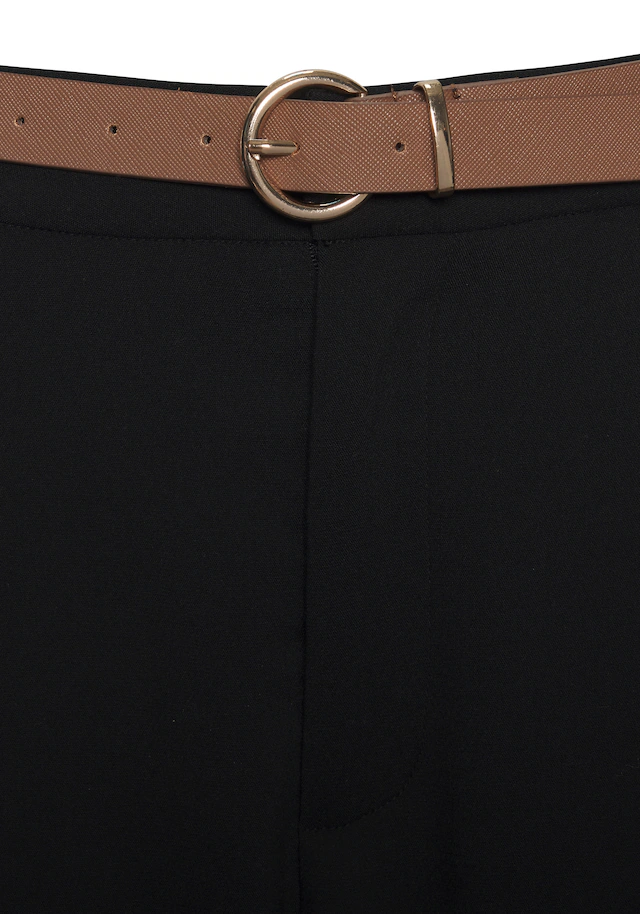 LASCANA Bundfaltenhose »mit schmalem Gürtel in Barrel Form« mit Gürtel, in modischer Barrel-Form, Businesshose, bequem