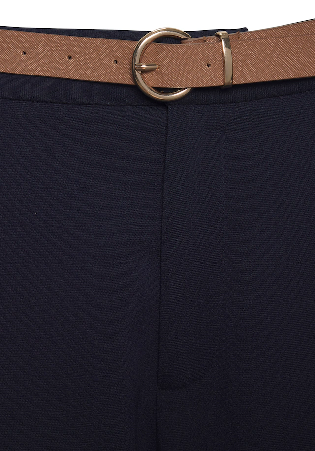LASCANA Bundfaltenhose »mit schmalem Gürtel in Barrel Form« mit Gürtel, in modischer Barrel-Form, Businesshose, bequem